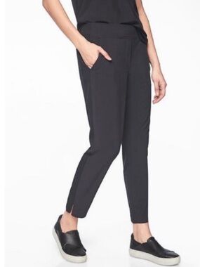 Athleta Brooklyn Ankle Pant Black Athleisure Casual Women’s Size 8